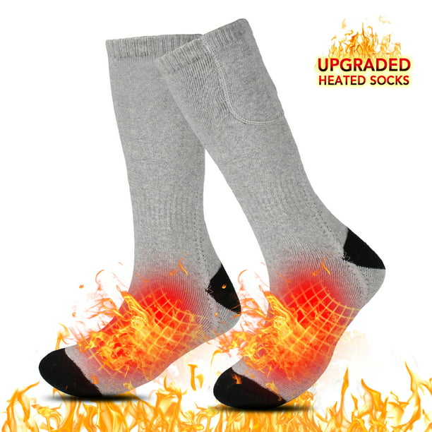 Unisex Electric Heated Socks Rechargeable Battery Power Foot Winter Warmer Socks